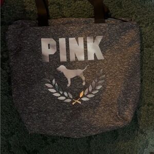Victoria's Secret Pink Gray Tote Bag